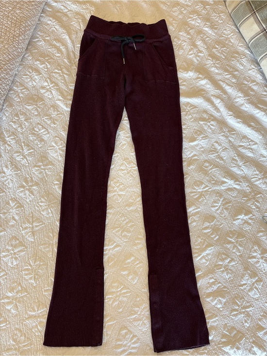 lululemon athletica Pants - Lululemon Knit Lounge Pants in Deep Burgundy
